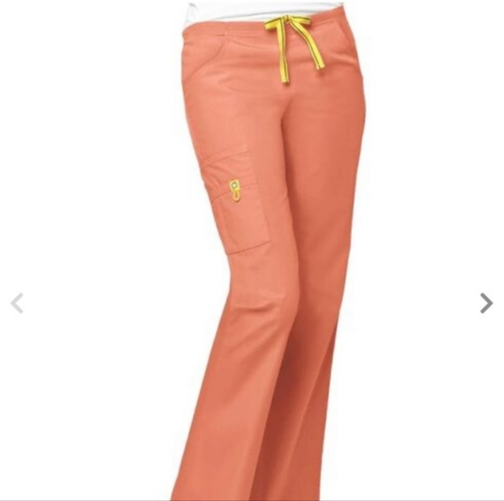 4 pair WonderWinks Origins Lady Flare Leg Cargo Scrub pants